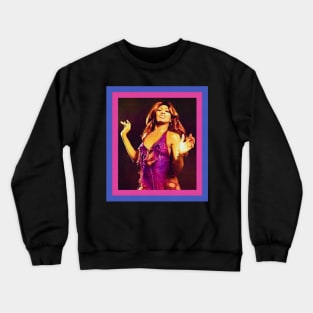 Tina Turner 70s Comic book design Crewneck Sweatshirt